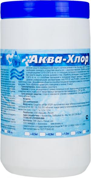АКВА-ХЛОР ТАБЛЕТКИ, ГРАНУЛЫ